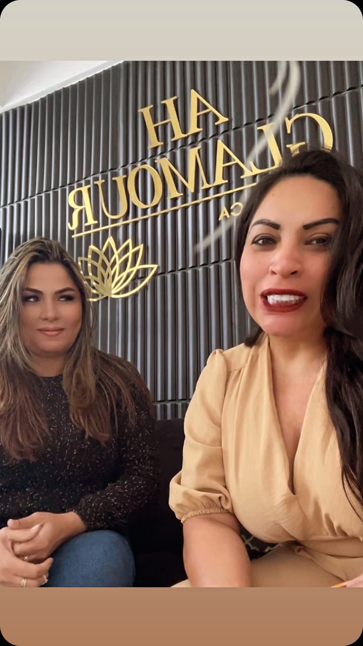 Recepção da Glamour Ah Estética